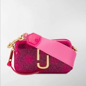 Marc Jacobs Pink Jelly Snapshot camera crossbody bag